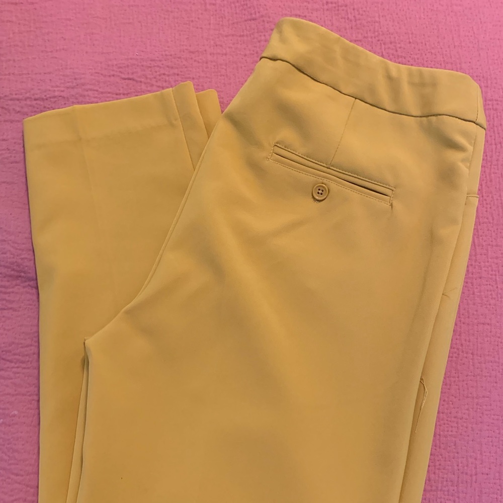 Mustard yellow women’s dress pants sz 10